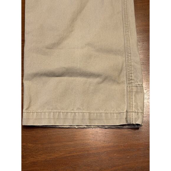 32x30 Mountain Khakis Heavy Canvas Work Pants Tan Small Flaw - Picture 7 of 15
